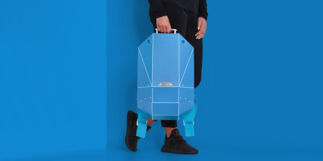 design backpack color blue